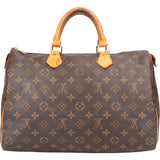 Louis Vuitton Canvas Monogram Speedy 35 Handbag