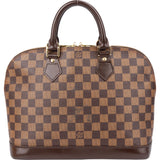 Louis Vuitton Damier Ebene Monogram Alma PM Handbag