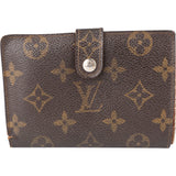Louis Vuitton Canvas Monogram Compact Clip Wallet