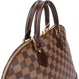 Louis Vuitton Damier Ebene Monogram Alma PM Handbag