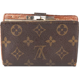 Louis Vuitton Canvas Monogram Compact Clip Wallet