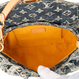 Louis Vuitton Denim Monogram Pleaty Raye Shoulder Bag