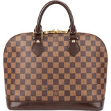 Louis Vuitton Damier Ebene Monogram Alma PM Handbag