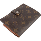 Louis Vuitton Canvas Monogram Compact Clip Wallet