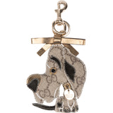 Gucci GG Monogram Great Dane Dog Keychain