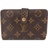Louis Vuitton Canvas Monogram Compact Clip Wallet