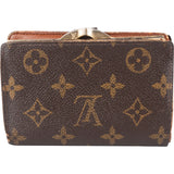 Louis Vuitton Canvas Monogram Compact Clip Wallet