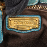 Miu MIu Classic Leather City Handbag