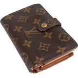 Louis Vuitton Canvas Monogram Compact Clip Wallet