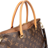 Louis Vuitton Canvas Monogram Pallas MM Handbag