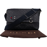 Gucci GG Leather Monogram Sherry Business Crossbody Bag