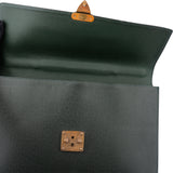 Louis Vuitton Green Taiga Leather Serviette Kourad Business Handbag