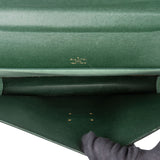Louis Vuitton Green Taiga Leather Serviette Kourad Business Handbag