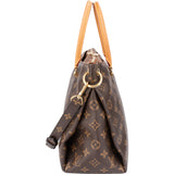 Louis Vuitton Canvas Monogram Pallas MM Handbag