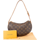 Louis Vuitton Canvas Monogram Croissant PM Handbag