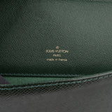 Louis Vuitton Green Taiga Leather Serviette Kourad Business Handbag