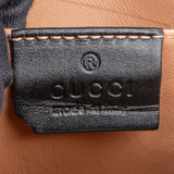 Gucci Black Leather Queen Margaret Bee Shoulder Bag
