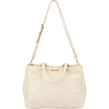 Miu Miu Quilted Leather City Handbag