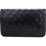 Chanel Quilted Lambskin 24K Gold Single Flap Shoulder Bag