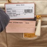 Miu Miu Quilted Leather City Handbag