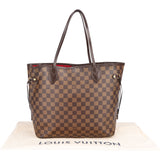 Louis Vuitton Damier Ebene Monogram Neverfull MM Handbag