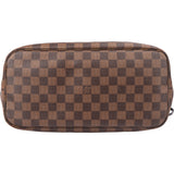 Louis Vuitton Damier Ebene Monogram Neverfull MM Shopper Handbag