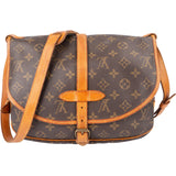 Louis Vuitton Canvas Monogram Saumur 30 Crossbody Bag