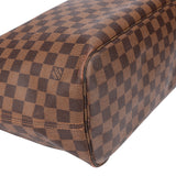 Louis Vuitton Damier Ebene Monogram Neverfull MM Shopper Handbag