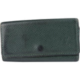 Louis Vuitton Green Taiga Leather Keyholder