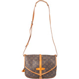 Louis Vuitton Canvas Monogram Saumur 30 Crossbody Bag