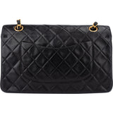 Chanel Quilted Lambskin 24K Gold Medium Double Flap Crossbody Bag