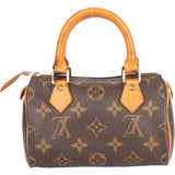 Louis Vuitton Canvas Monogram Mini Speedy Handbag