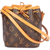 Louis Vuitton Canvas Monogram Nano Noe Crossbody Bag