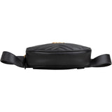 Gucci Chevron Leather Marmont Bumbag