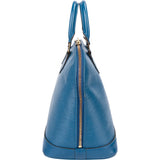 Louis Vuitton Bleu Epi Leather Alma PM Handbag