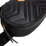 Gucci Chevron Leather Marmont Bumbag