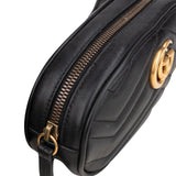 Gucci Chevron Leather Marmont Bumbag