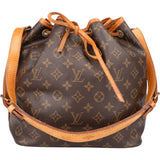 Louis Vuitton Canvas Monogram Sac Noe Petit Shoulder Bag