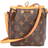 Louis Vuitton Canvas Monogram Nano Noe Crossbody Bag