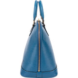 Louis Vuitton Bleu Epi Leather Alma PM Handbag