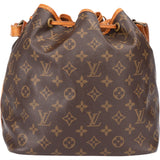 Louis Vuitton Canvas Monogram Sac Noe Petit Shoulder Bag