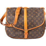 Louis Vuitton Canvas Monogram Saumur 35 Crossbody Bag