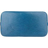 Louis Vuitton Bleu Epi Leather Alma PM Handbag