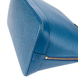 Louis Vuitton Bleu Epi Leather Alma PM Handbag