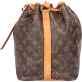 Louis Vuitton Canvas Monogram Sac Noe Petit Shoulder Bag