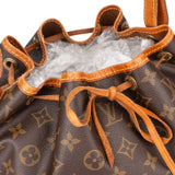 Louis Vuitton Canvas Monogram Sac Noe Petit Shoulder Bag