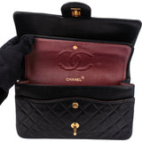 Chanel Quilted Lambskin 24K Gold Medium Double Flap Crossbody Bag