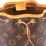 Louis Vuitton Canvas Monogram Nano Noe Crossbody Bag