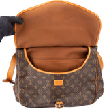 Louis Vuitton Canvas Monogram Saumur 35 Crossbody Bag