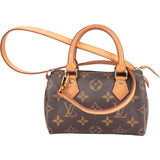 Louis Vuitton Canvas Monogram Mini Speedy Handbag